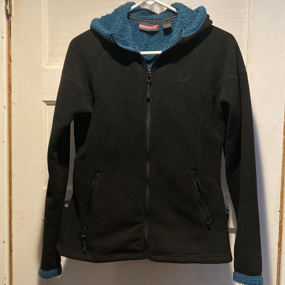 Avia Black Fleece Jacket